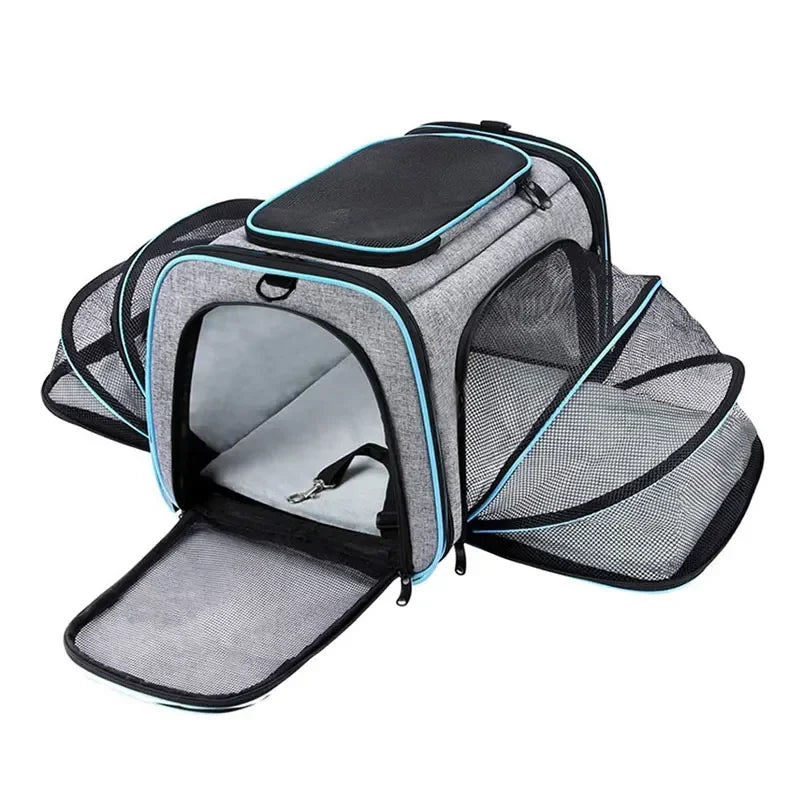 Pet Carriers Backpack Portable Breathable Foldable Shoulder Bag Cat Dog Carrier Bags Outgoing Travel Pets Handbag Transport Bag