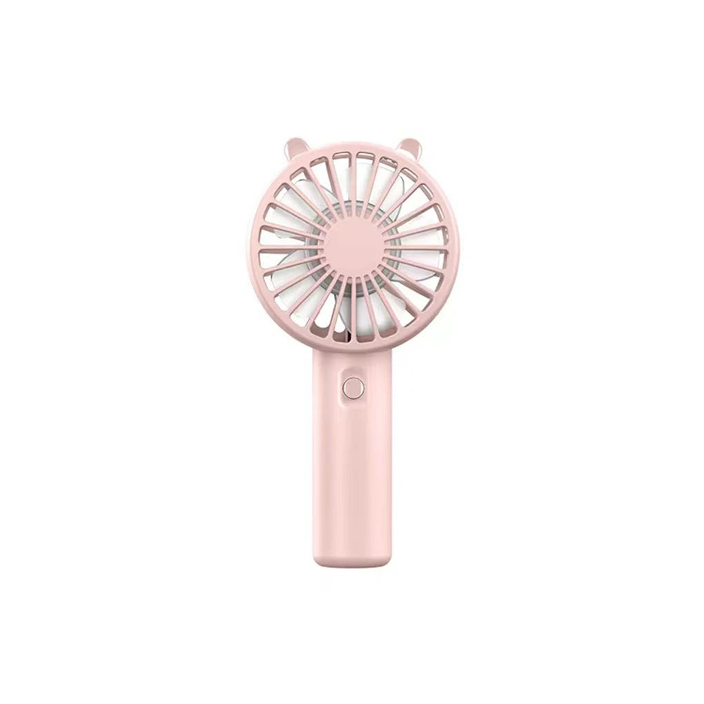 Handheld Fan Portable USB Rechargeable Fans Desk with Base Small Makeup Eyelash Cooler Women Girls Outdoor Office White