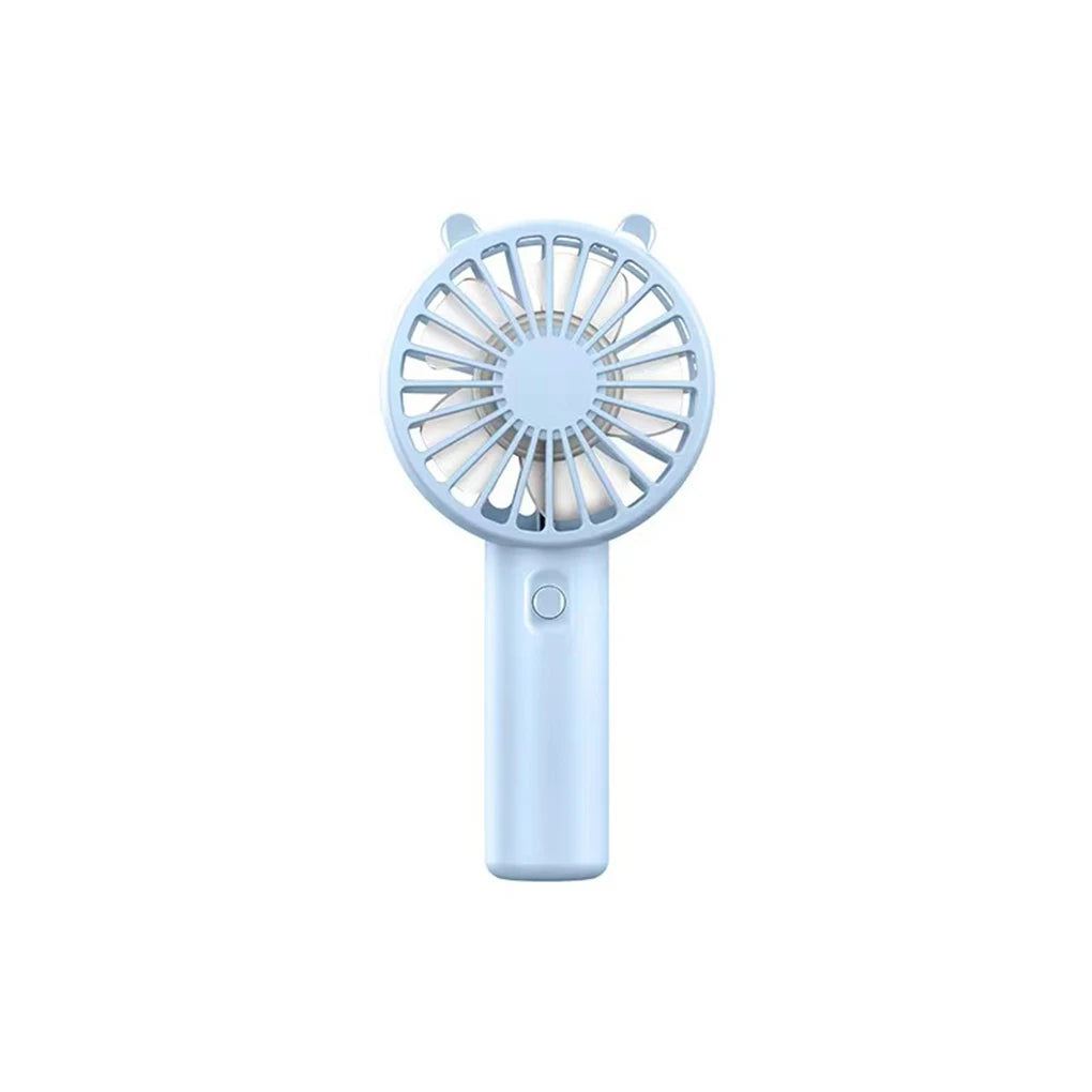 Handheld Fan Portable USB Rechargeable Fans Desk with Base Small Makeup Eyelash Cooler Women Girls Outdoor Office White
