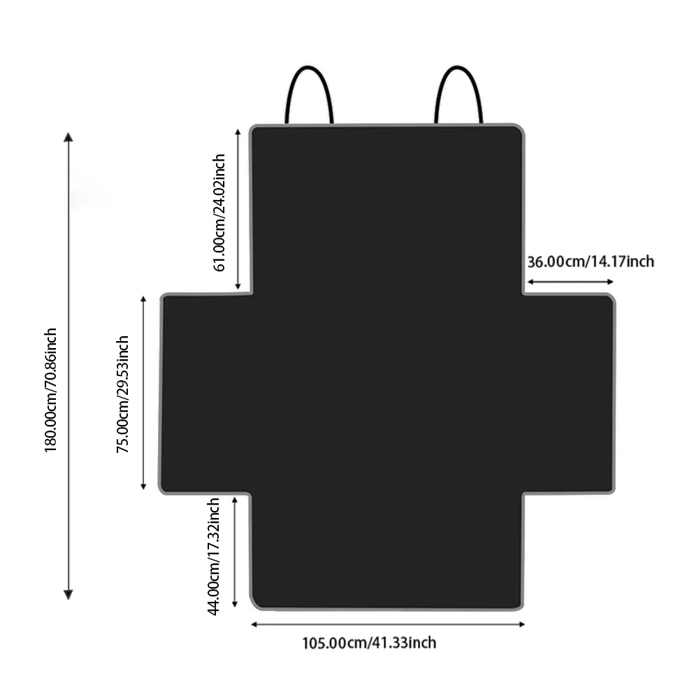 Waterproof 600D Oxford Cloth Dog Car Seat Cover Pet Travel Dog Carrier Car Trunk Mat SUV Cargo Liner for Dogs